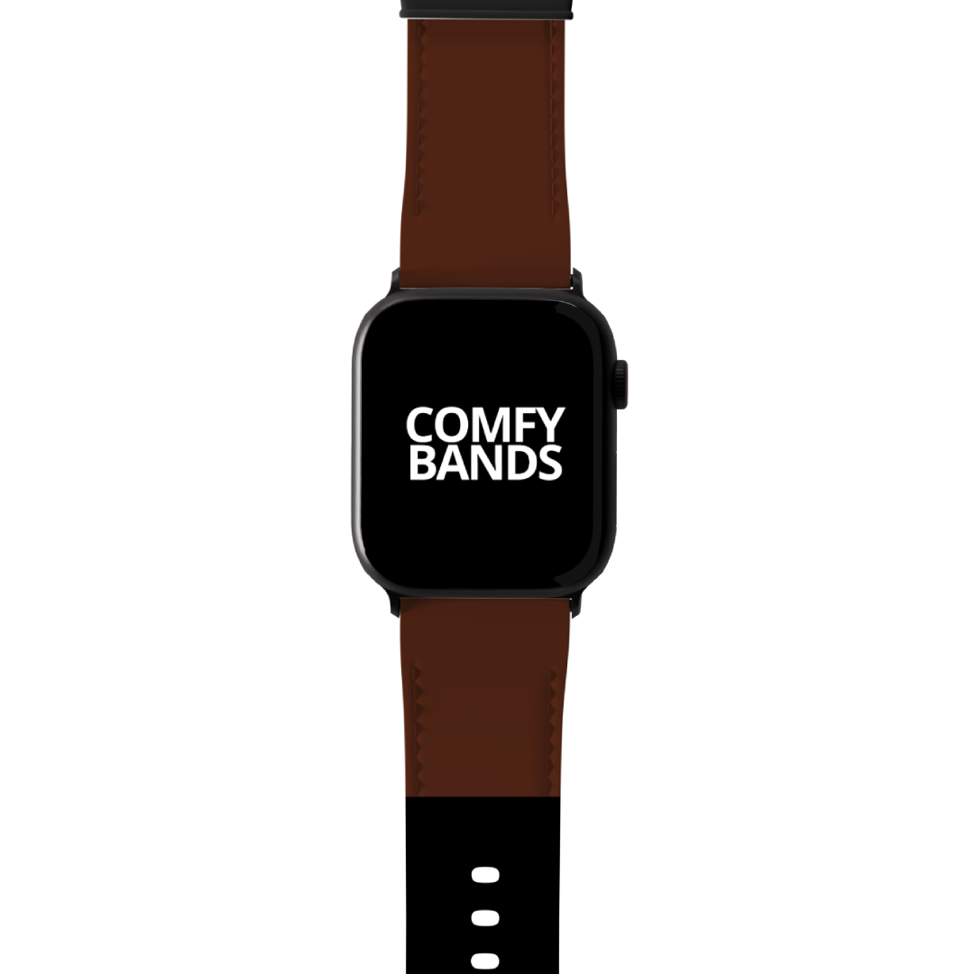 Black & Brown Color Block Series Band For Apple Watch