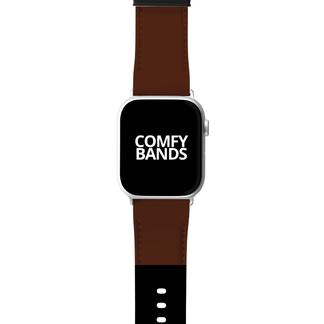 Black & Brown Color Block Series Band For Apple Watch