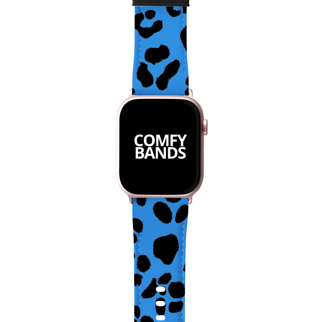 Blue Cheetah Exotic Animal Series Band For Apple Watch