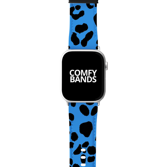 Blue Cheetah Exotic Animal Series Band For Apple Watch