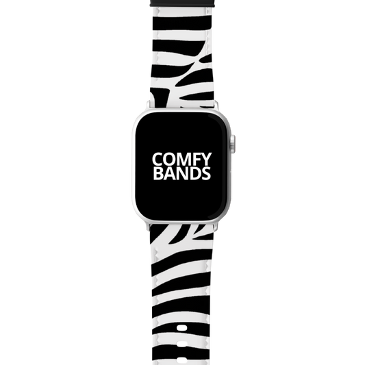 White Zeebra Exotic Animal Series Band For Apple Watch