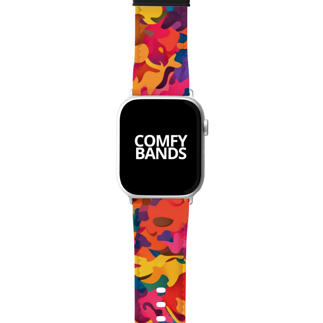 Candy Rainbow Camouflage Series Band For Apple Watch