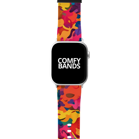 Candy Rainbow Camouflage Series Band For Apple Watch