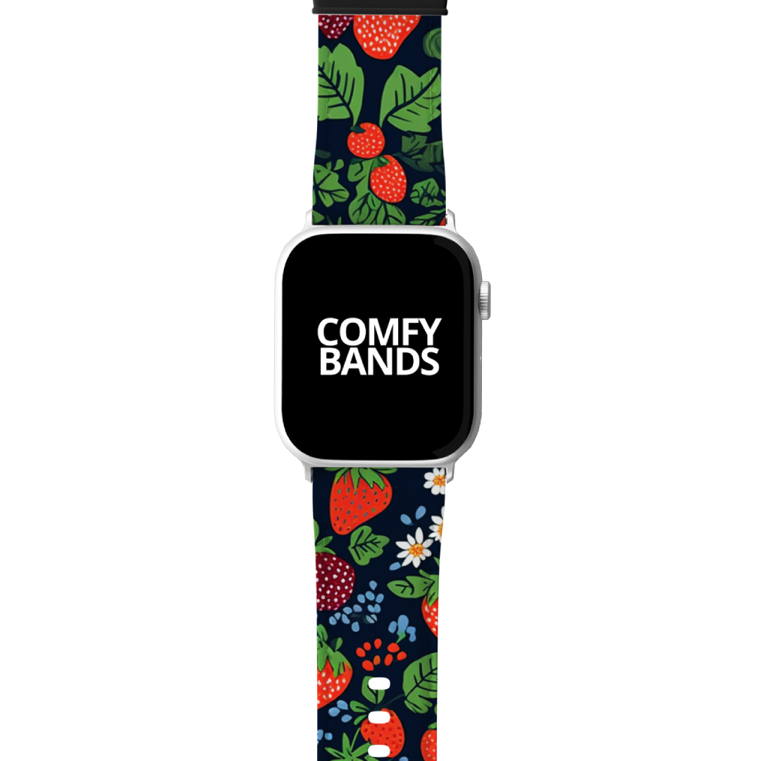 Berries Leaves Fruit Series Band For Apple Watch Comfy Bands