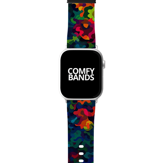 Dark Rainbow Camouflage Series Band For Apple Watch