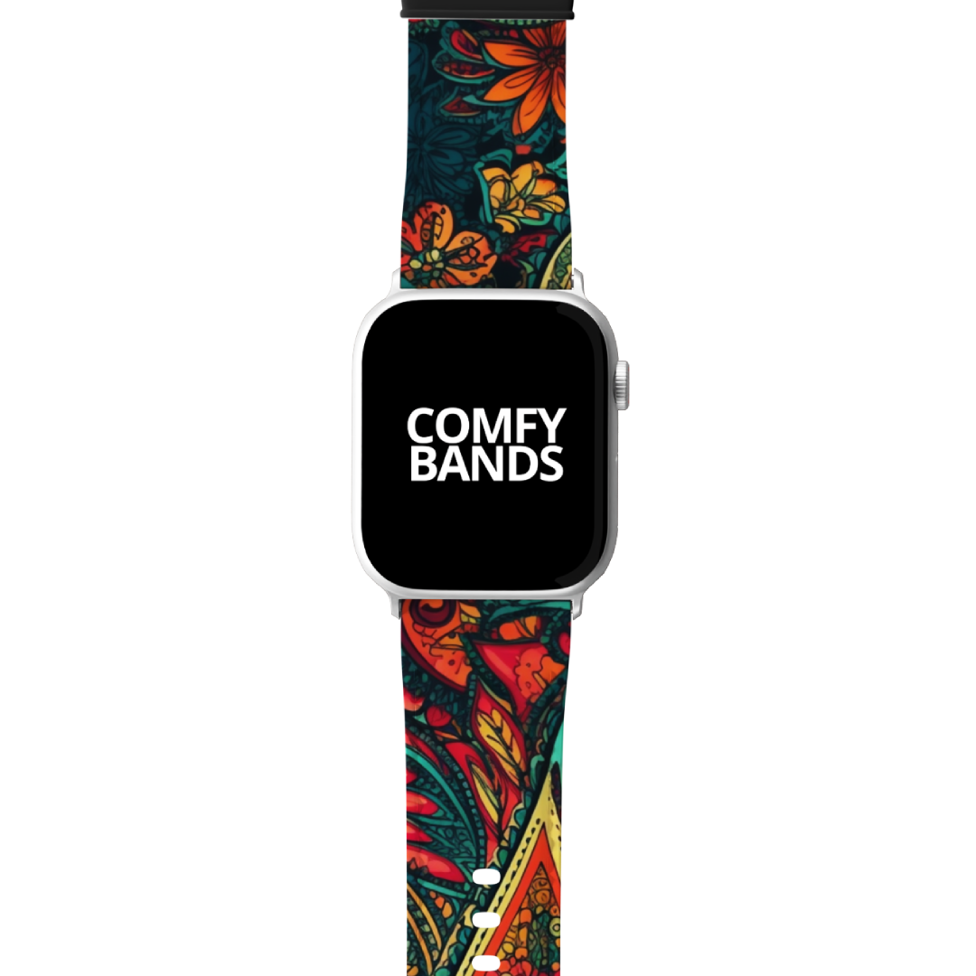 Multicolor Paisley Series Band For Apple Watch
