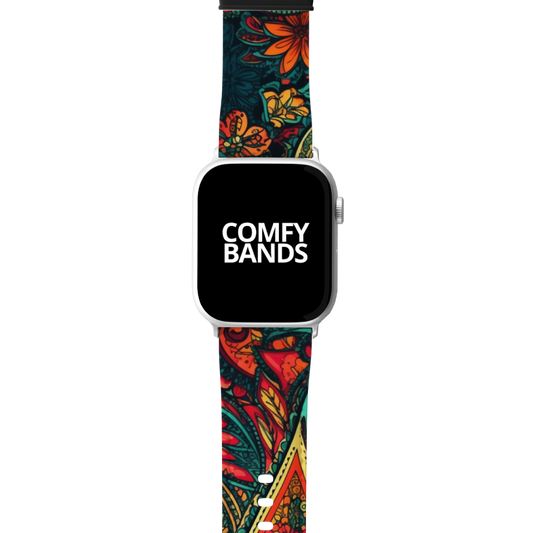 Multicolor Paisley Series Band For Apple Watch