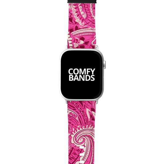 Pink Paisley Series Band For Apple Watch