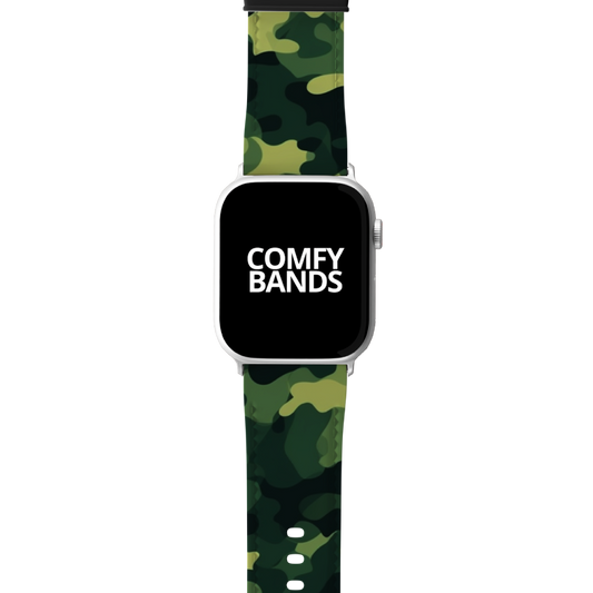 Green Camouflage Series Band For Apple Watch