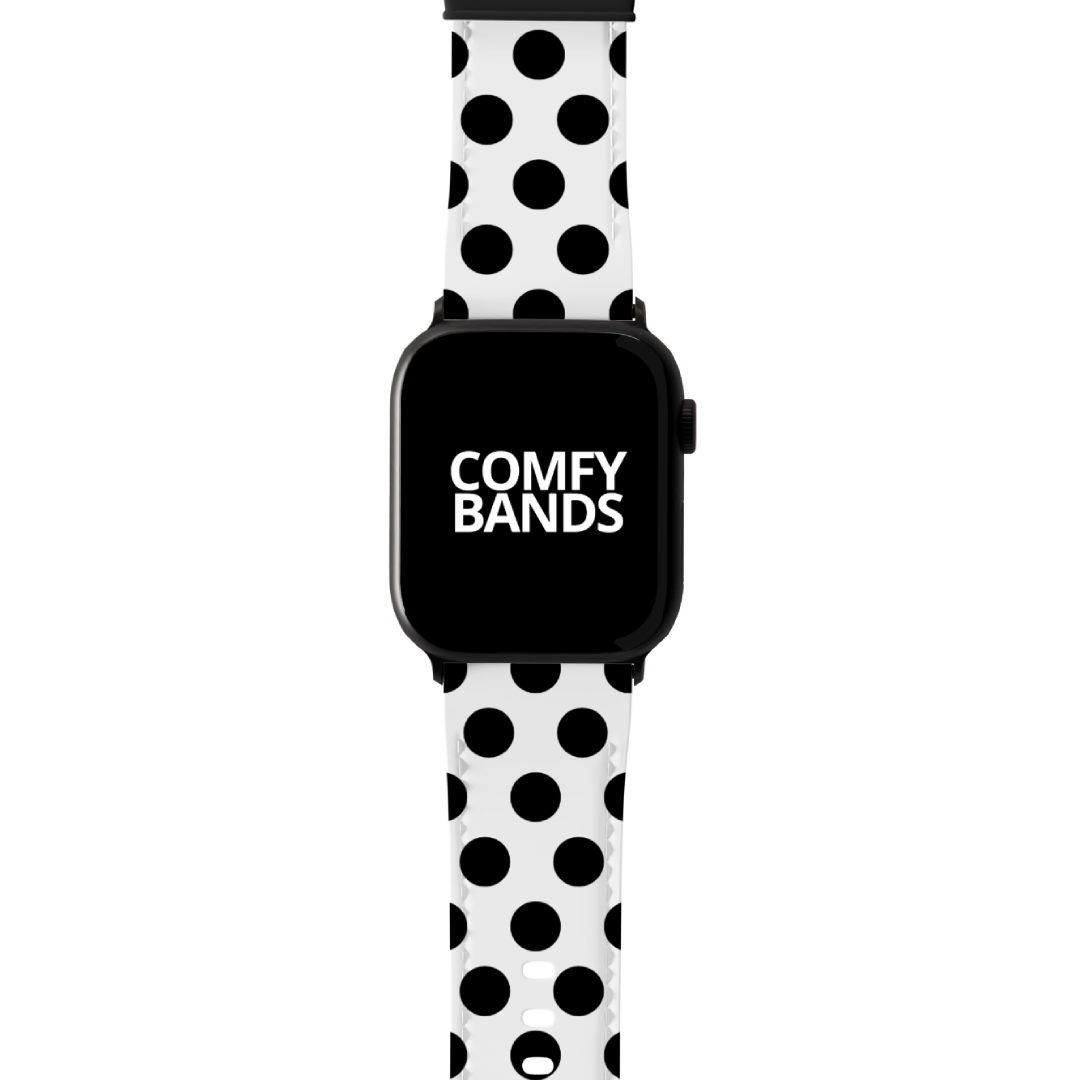 Black & White Dot Series Band For Apple Watch