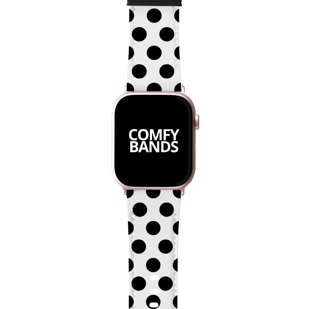 Black & White Dot Series Band For Apple Watch