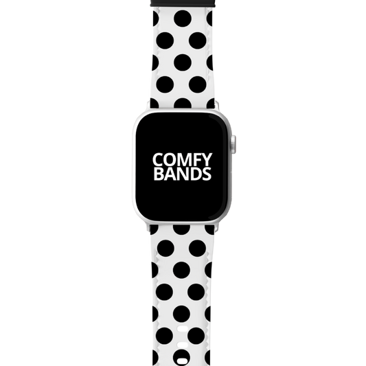 Black & White Dot Series Band For Apple Watch