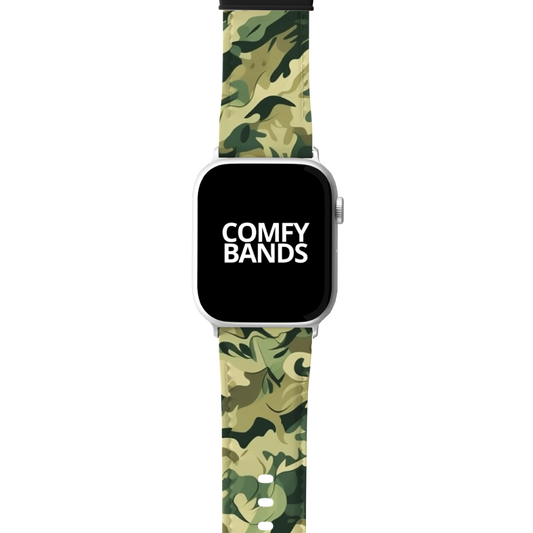 Light Green Camouflage Series Band For Apple Watch
