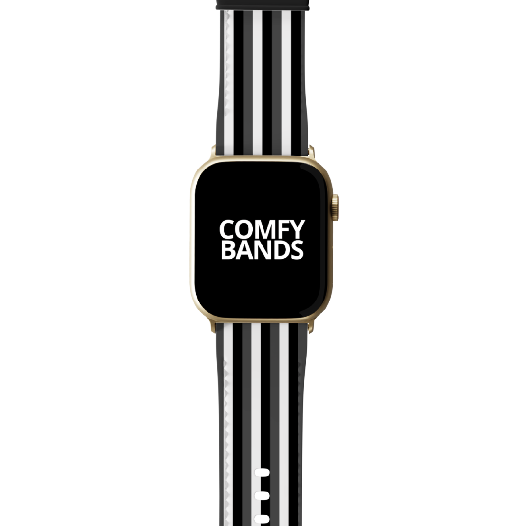 Black & White Stripes Series Band For Apple Watch