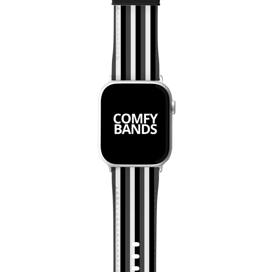 Black & White Stripes Series Band For Apple Watch