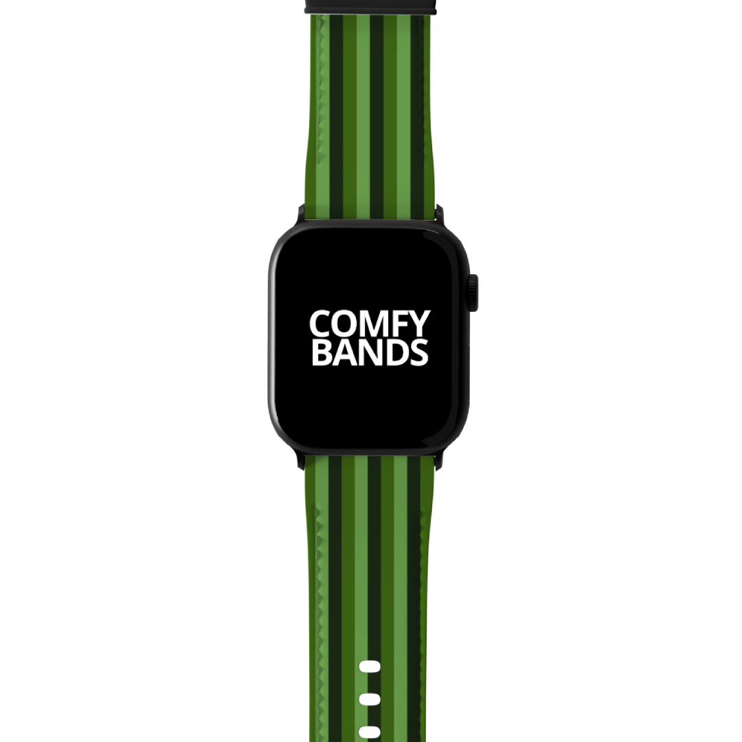 Green Stripes Series Band For Apple Watch