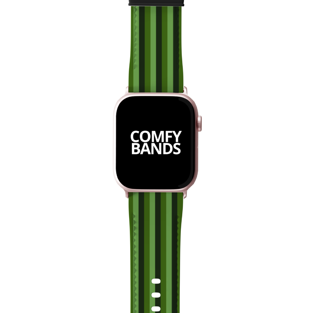 Green Stripes Series Band For Apple Watch