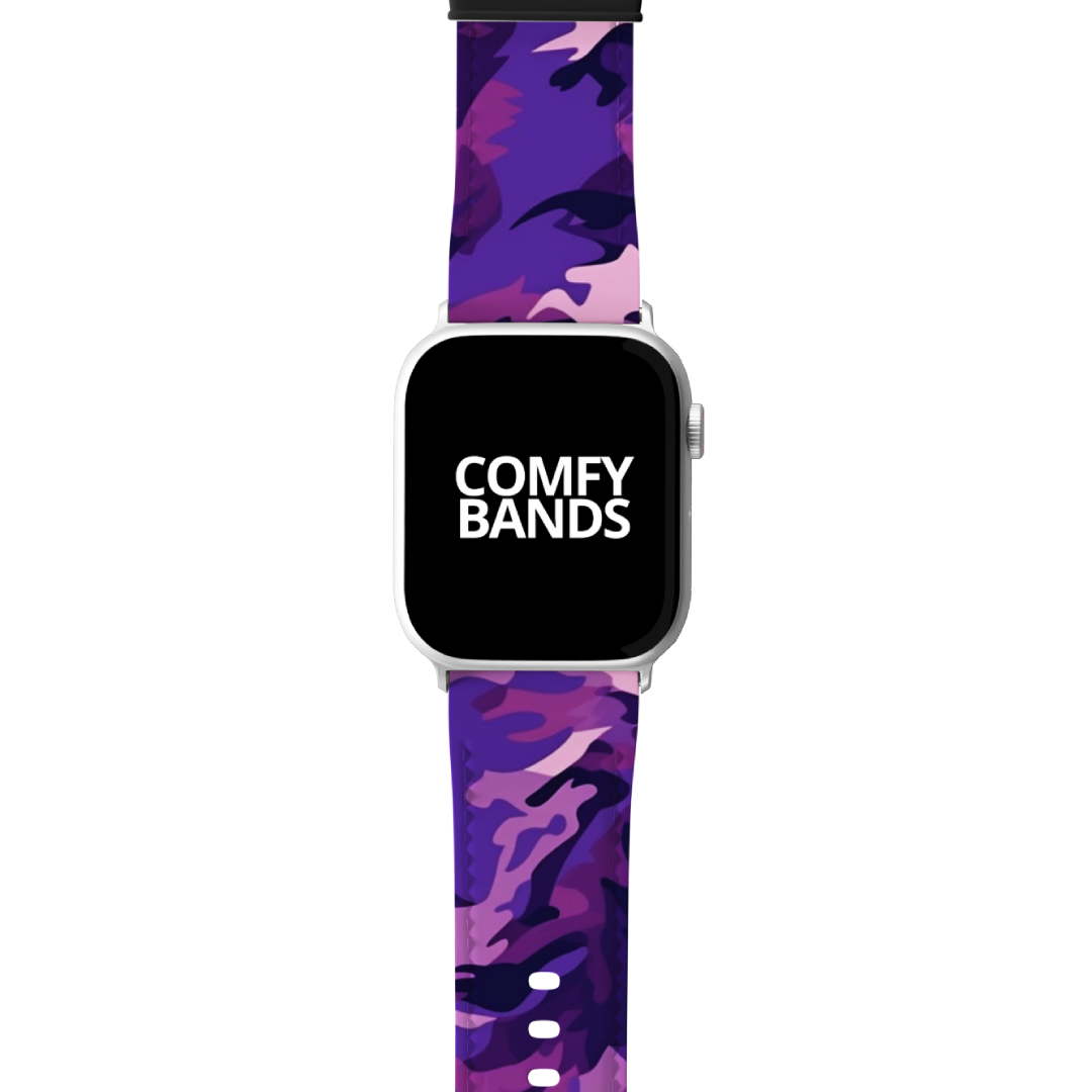 Purple Camouflage Series Band For Apple Watch