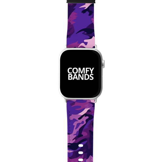 Purple Camouflage Series Band For Apple Watch
