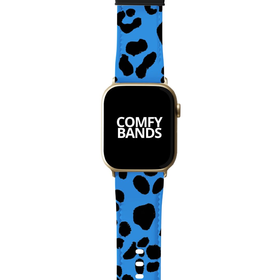 Blue Cheetah Exotic Animal Series Band For Apple Watch