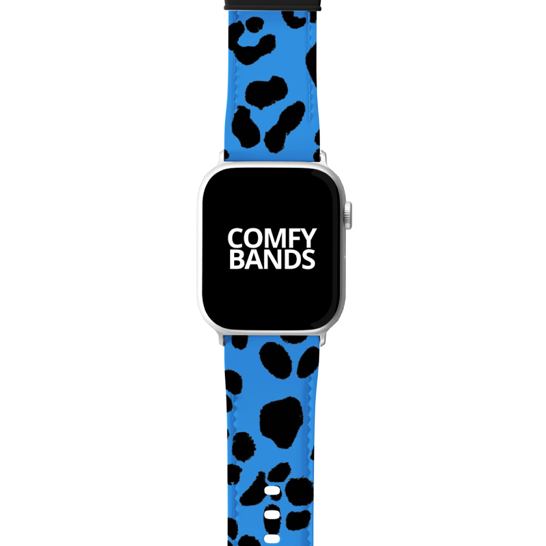 Blue Cheetah Exotic Animal Series Band For Apple Watch