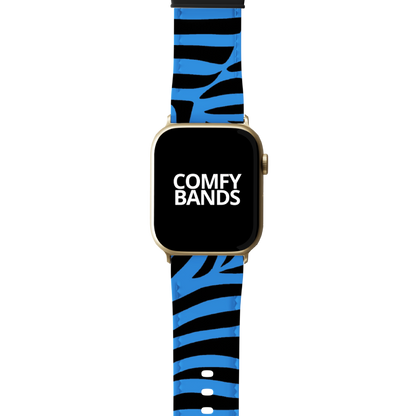 Blue Zeebra Exotic Animal Series Band For Apple Watch