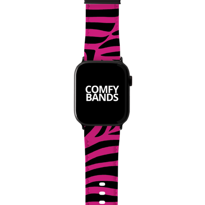 Pink Zeebra Exotic Animal Series Band For Apple Watch