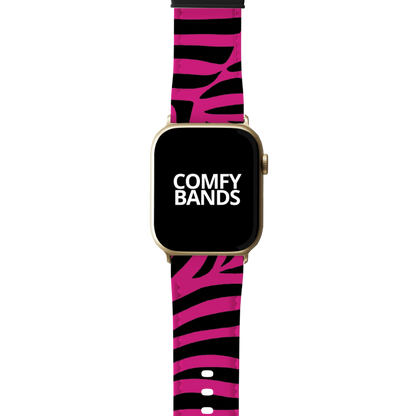 Pink Zeebra Exotic Animal Series Band For Apple Watch