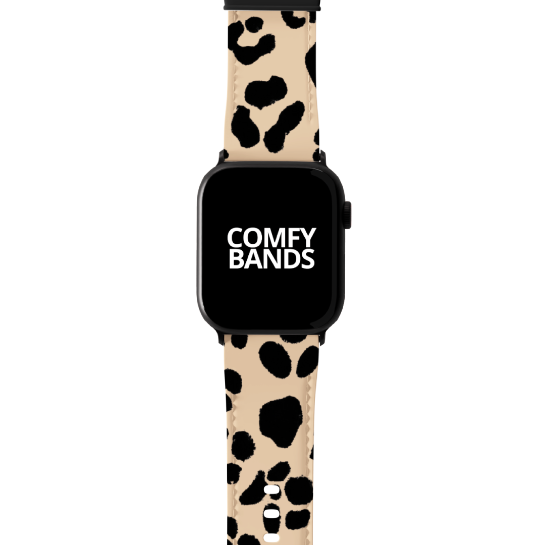 Tan Cheetah Exotic Animal Series Band For Apple Watch