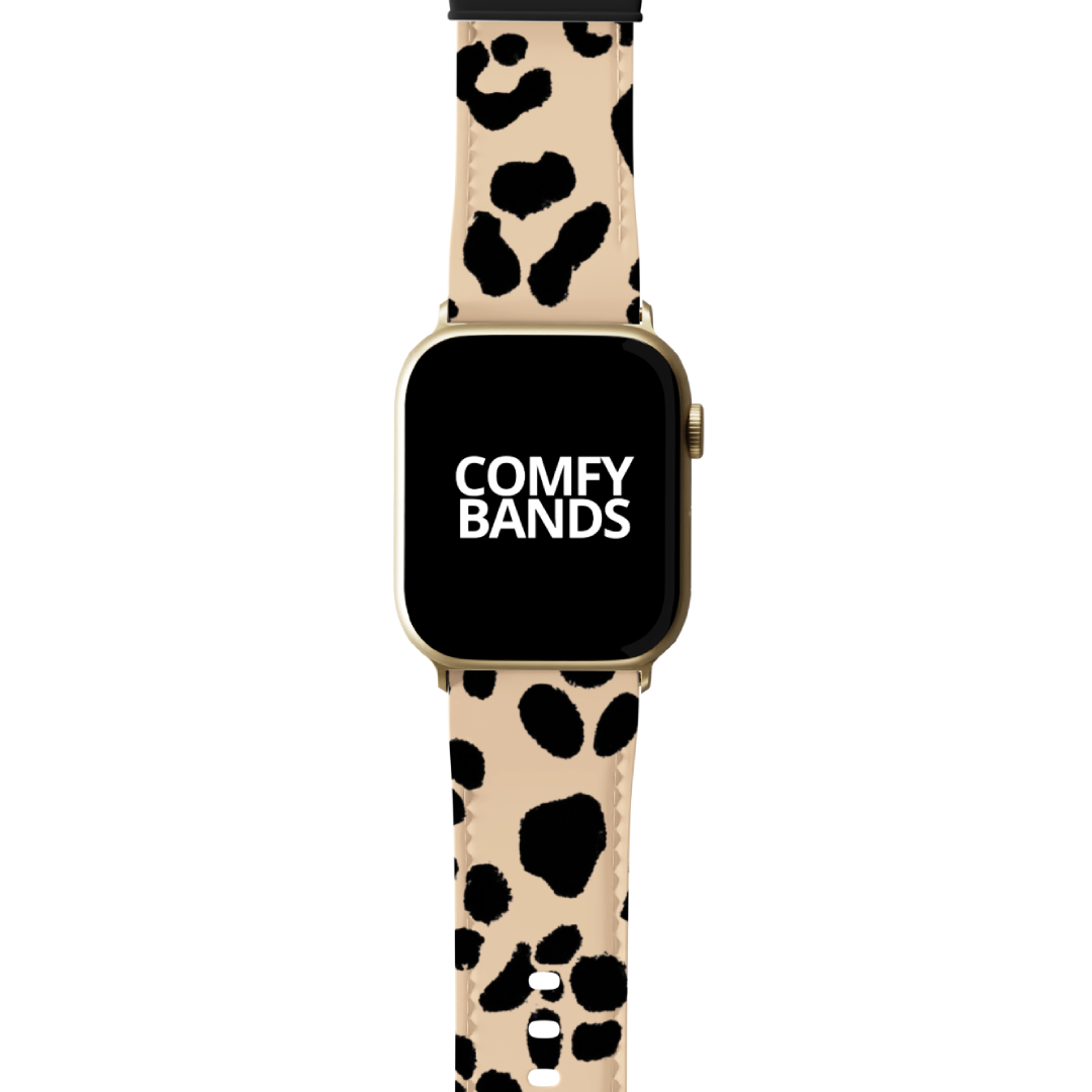 Tan Cheetah Exotic Animal Series Band For Apple Watch