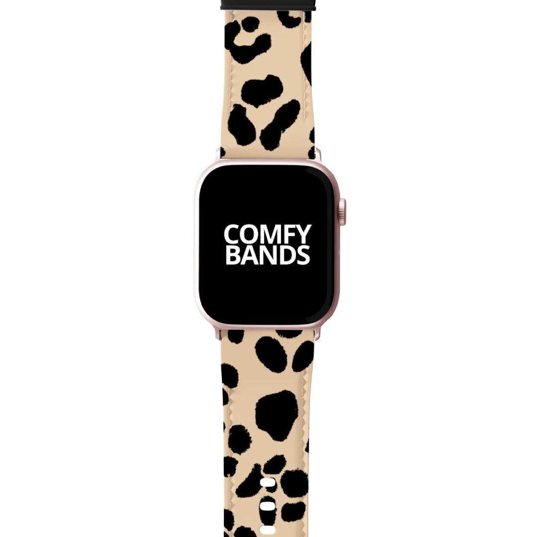 Tan Cheetah Exotic Animal Series Band For Apple Watch