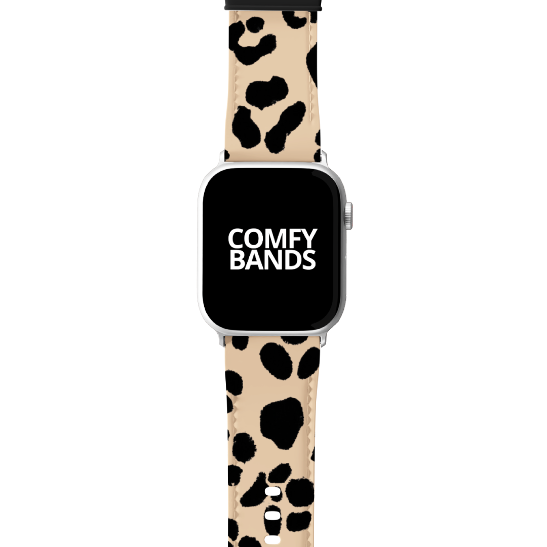 Tan Cheetah Exotic Animal Series Band For Apple Watch