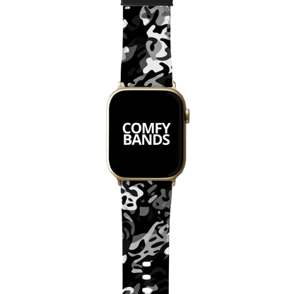 Black Camouflage Series Band For Apple Watch