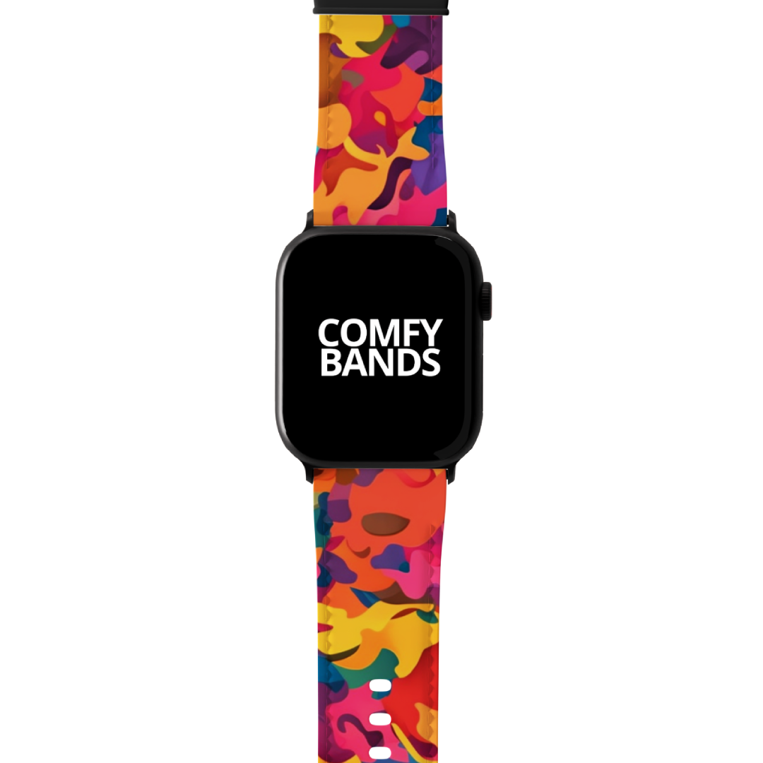 Candy Rainbow Camouflage Series Band For Apple Watch