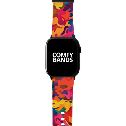 Candy Rainbow Camouflage Series Band For Apple Watch