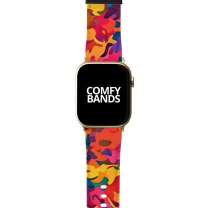 Candy Rainbow Camouflage Series Band For Apple Watch