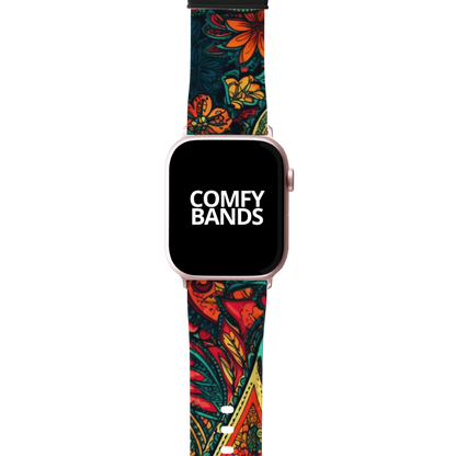 Multicolor Paisley Series Band For Apple Watch