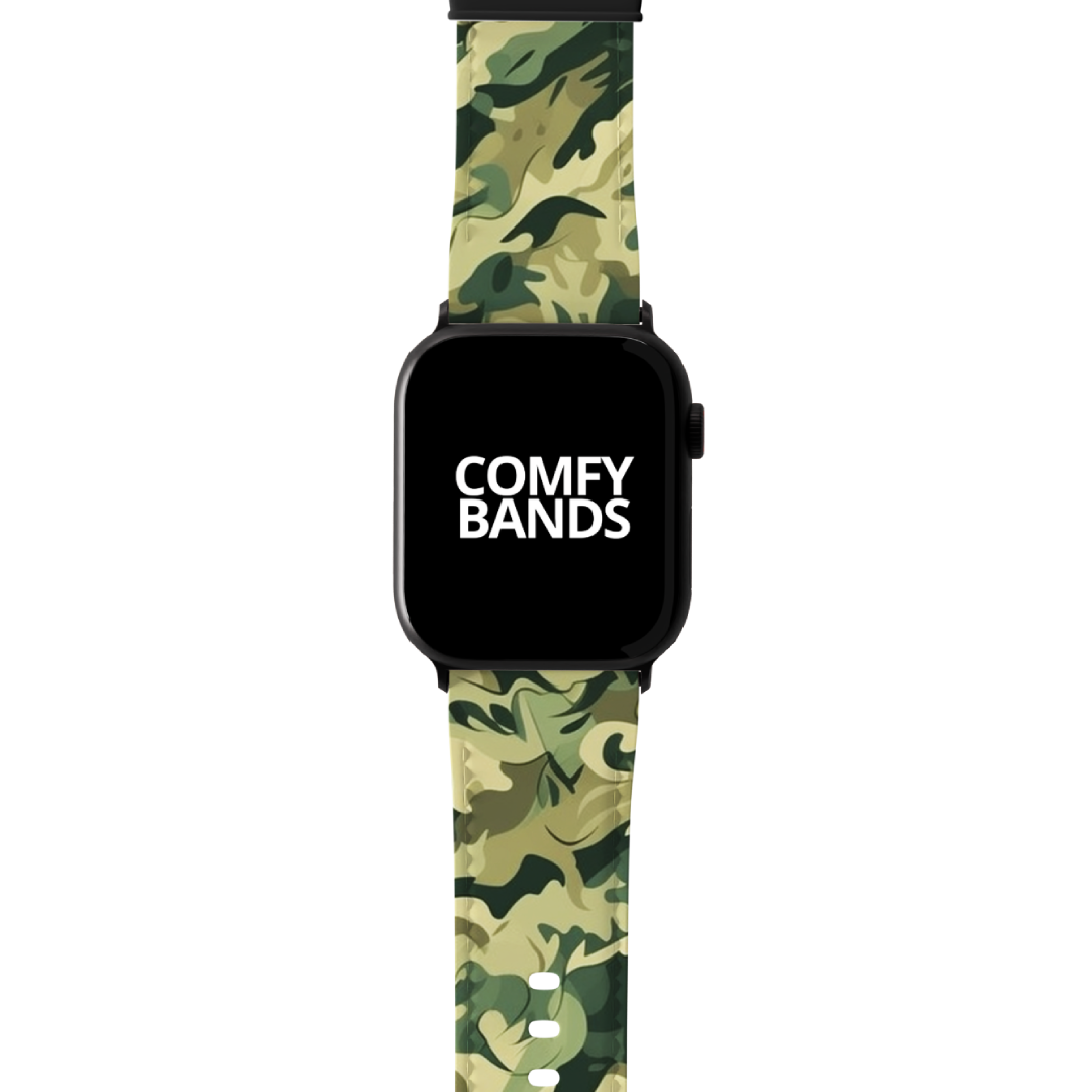 Light Green Camouflage Series Band For Apple Watch