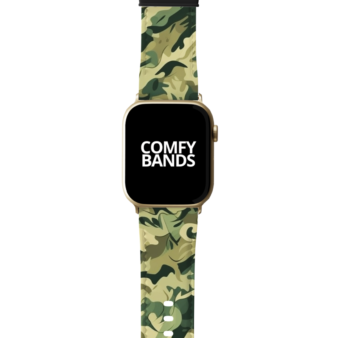 Light Green Camouflage Series Band For Apple Watch