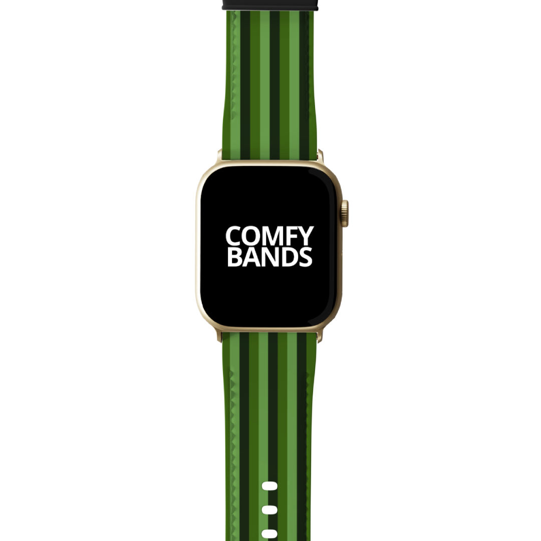 Green Stripes Series Band For Apple Watch