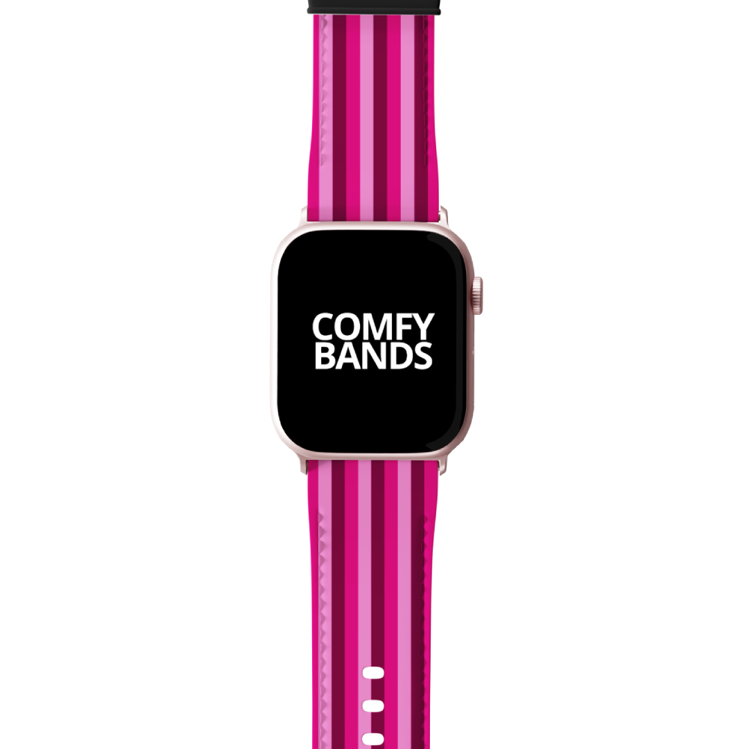 Pink Stripes Series Band For Apple Watch