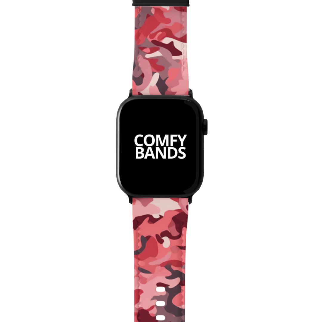 Pink Camouflage Series Band For Apple Watch