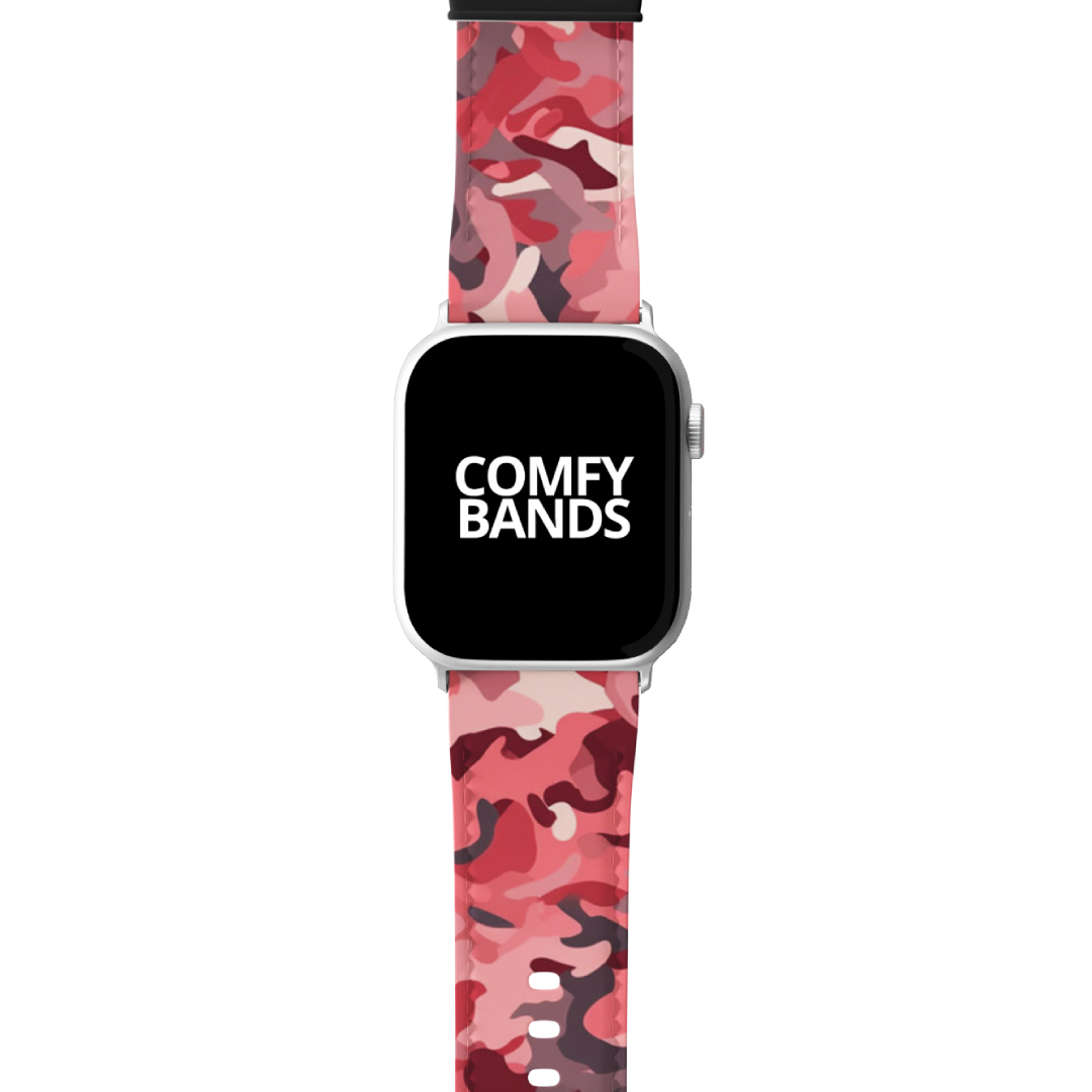 Pink Camouflage Series Band For Apple Watch